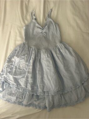 Light Blue ' Tiered Sundress -aerie